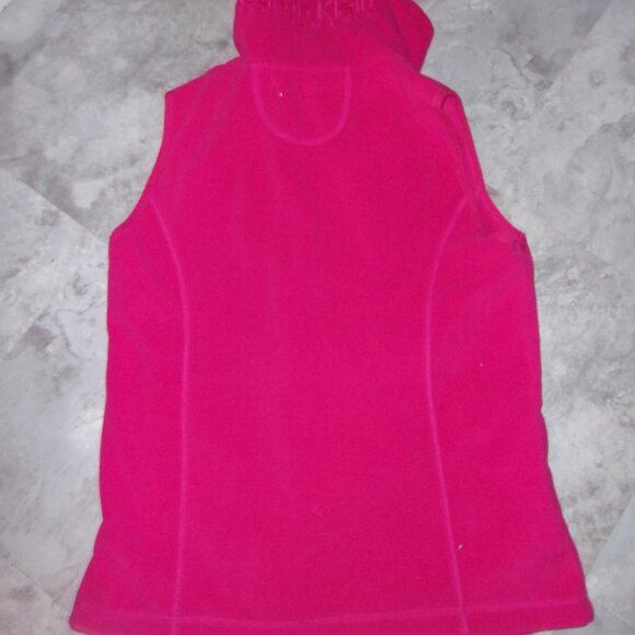 Calvin Klein size Large womens athletic work out fleece vest pink gym wear coat - Picture 5 of 6